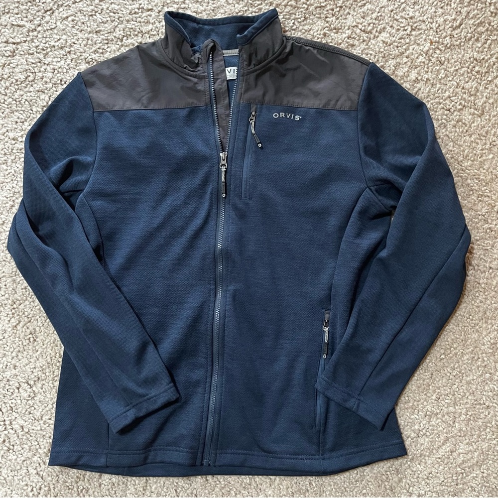 Orvis Bonded Mesh Fleece Full Zip Jacket